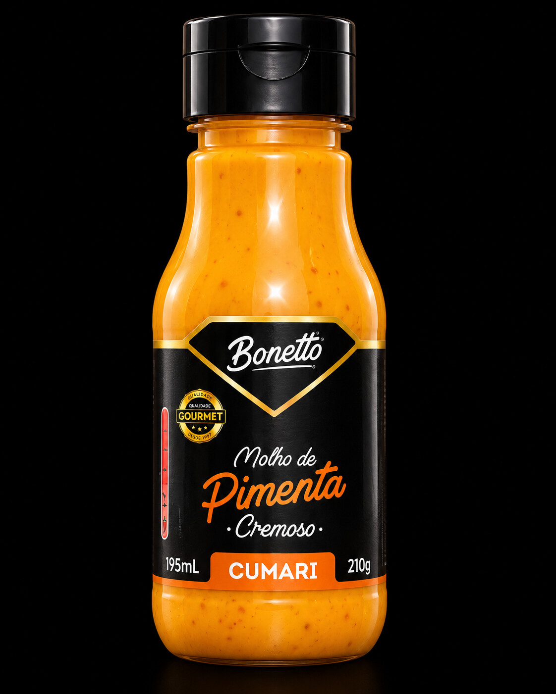 Molho Bonetto Cumari em composição gastronômica